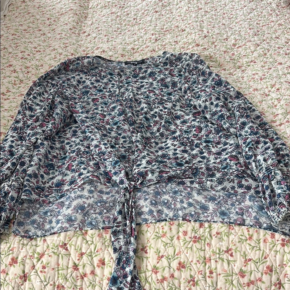 Slate & Willow Floral Print Women's Top - Multicolor Size M